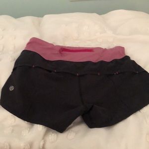 Lulu Lemon Black shorts size 2